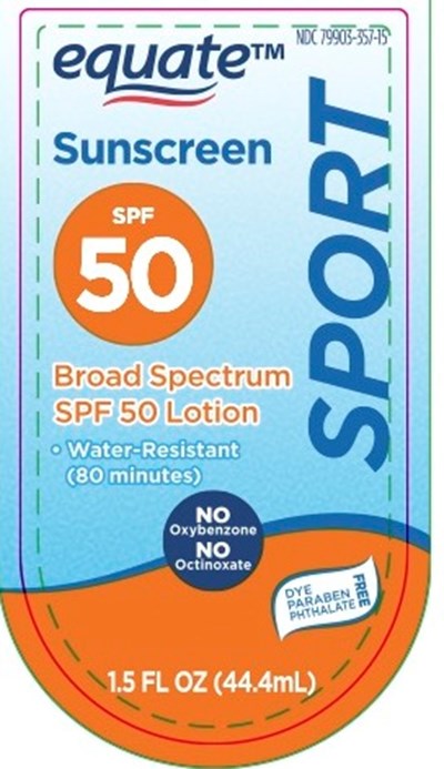 Label (Equate Sport 50spf 1.5oz Front Wal 50l1z 30 View)